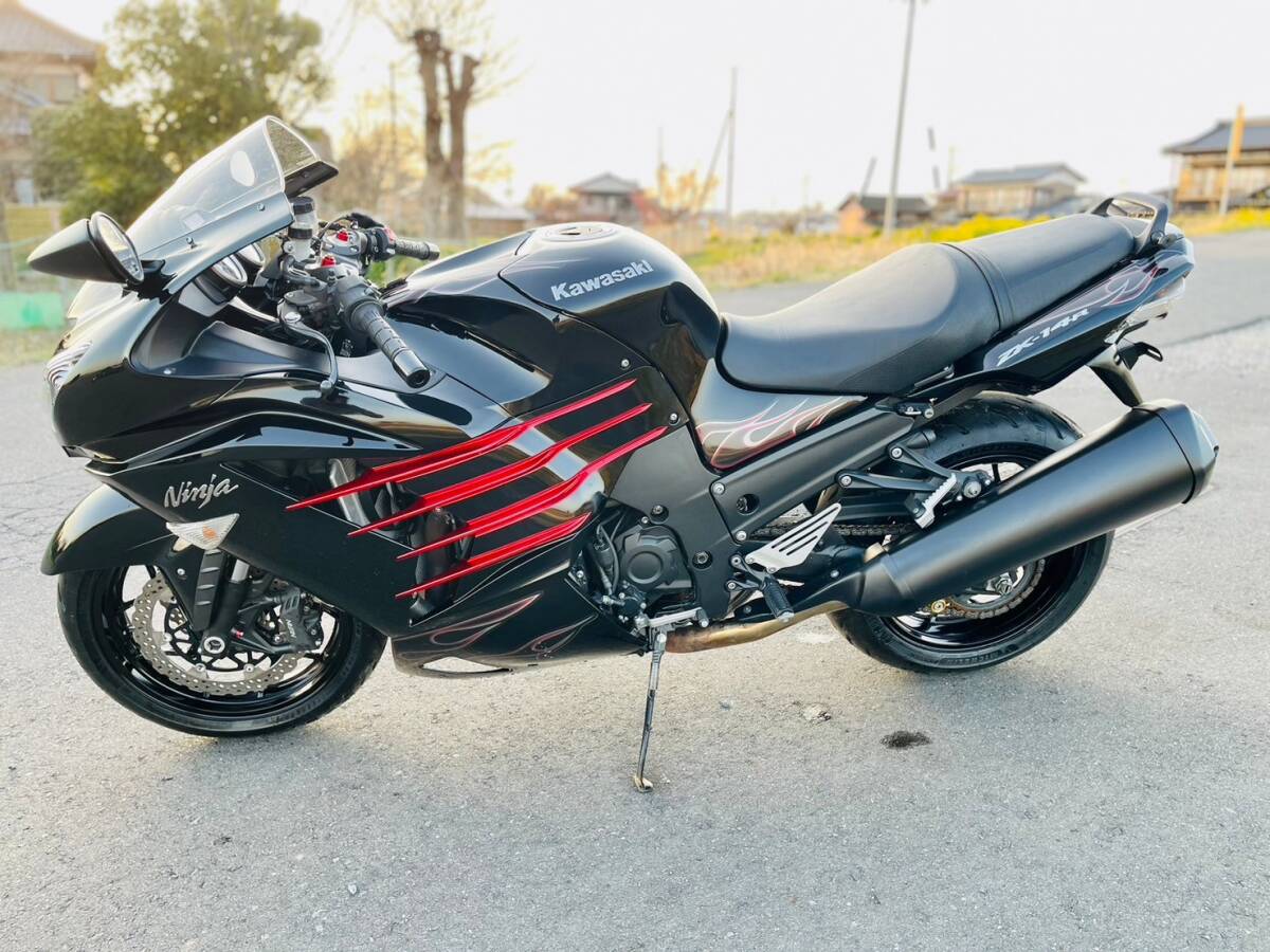 カワサキ ニンジャ ZX-14RA Ninja ZX-14R 9,508km 平成25年式 ABS KTRC 予備検承ります！中古車体！動画有！全国配送可！(H0008)の画像5