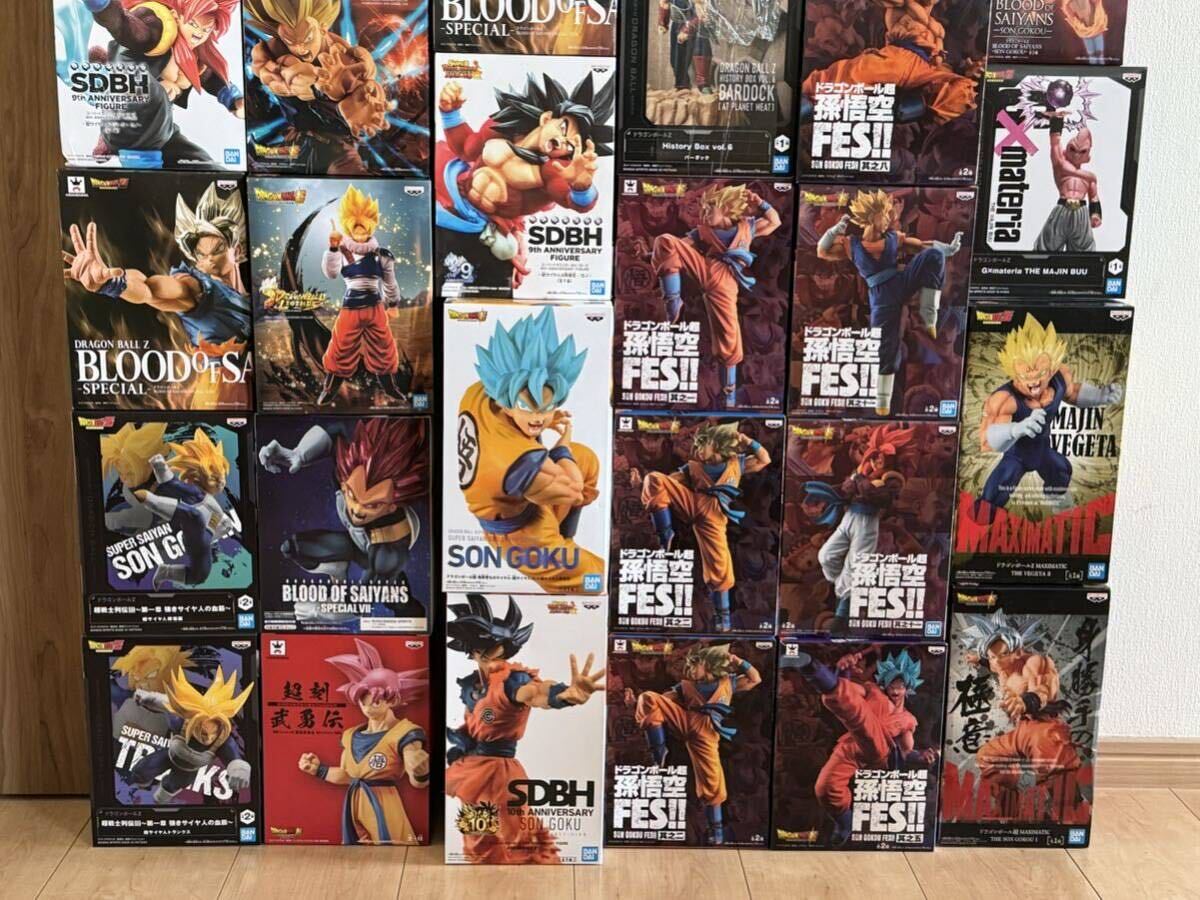 未開封品30個 レア品 ドラゴンボール フィギュア 孫悟空FES 出陣 Gマテリア マキシマティック他 まとめ大量セット プライズ/BWFC 一番くじ