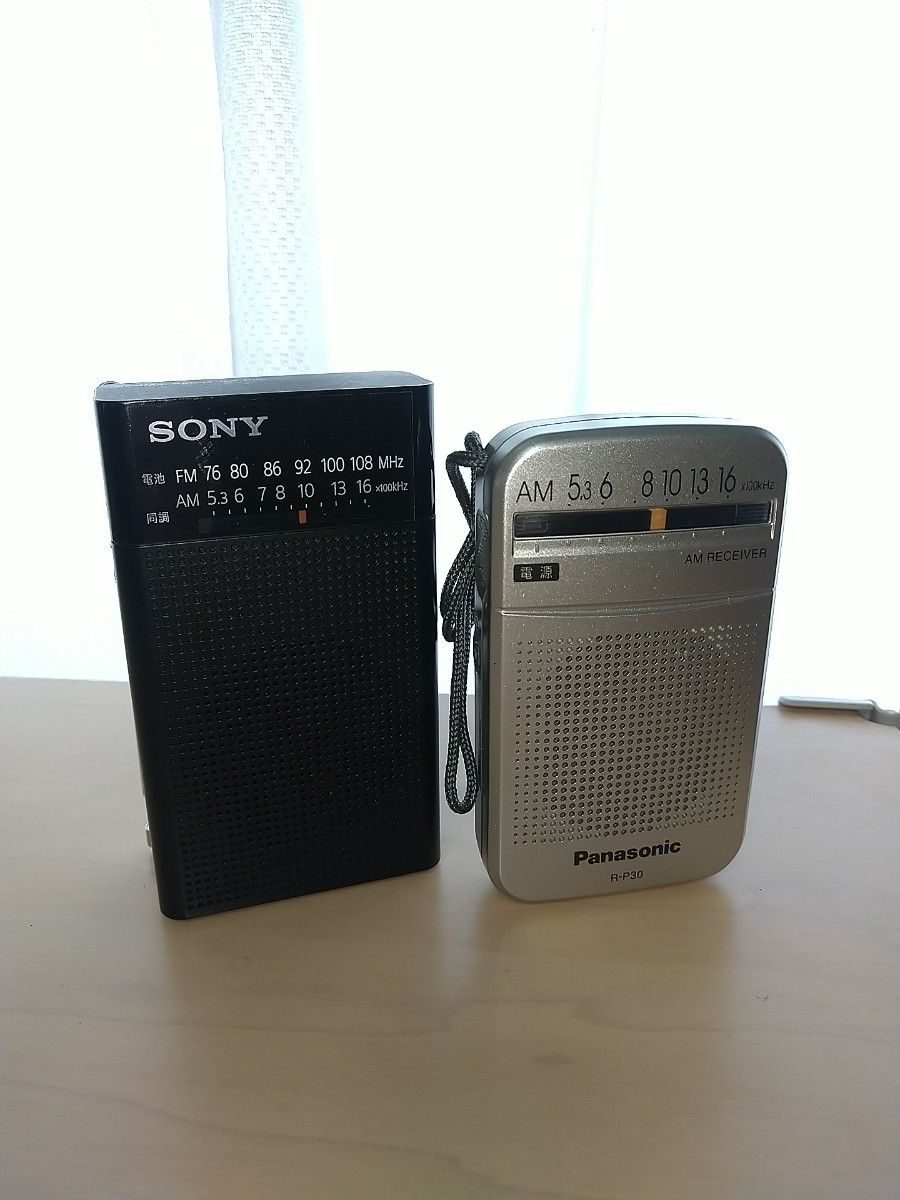 Panasonic SONY コンパクトラジオ ジャンク品