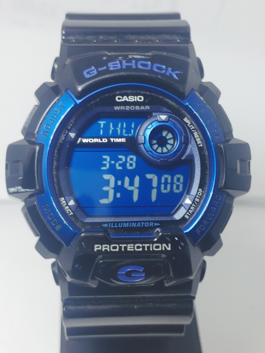 ［稼働品］CASIO カシオ G-SHOCK G-8900A ジーショック ブルー_画像1