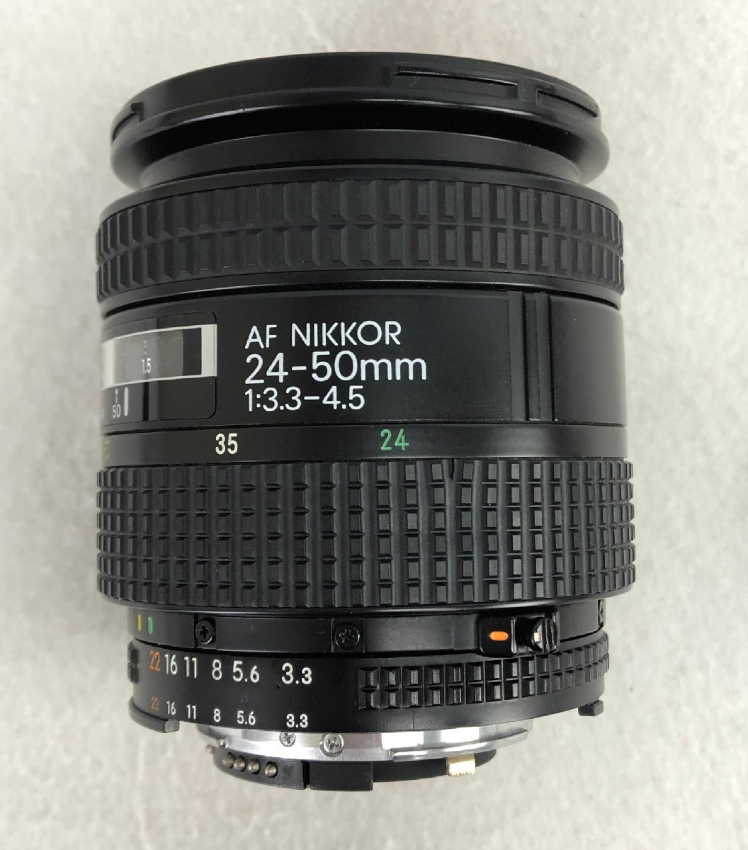 ★ジャンク品★カメラレンズ2点セット AF NIKKOR 50mm 1：1.8/AF NIKKOR 24-50mm 1：3.3-4.5 Nikon ニコン_画像2