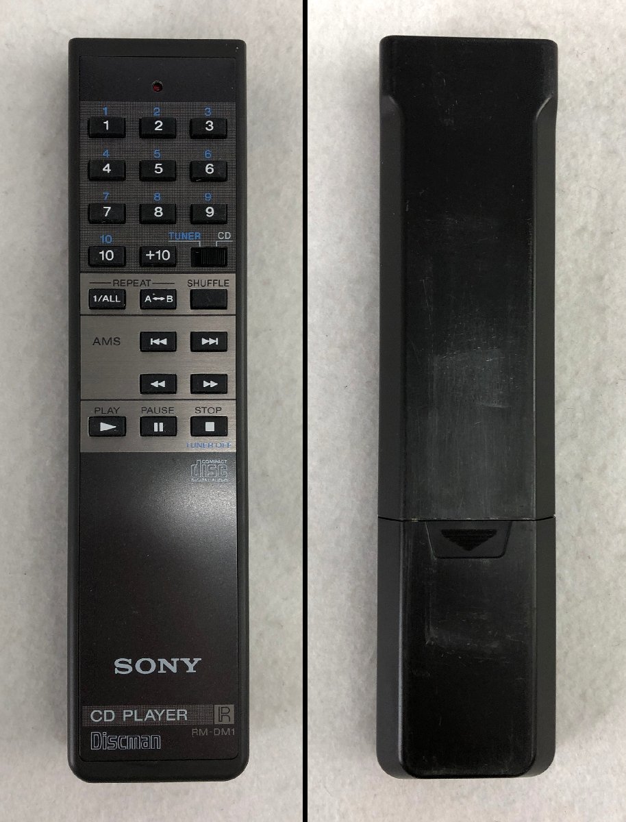 ★ジャンク品★ディスクマン専用リモコン RM-DM1 SONY ソニー_画像2