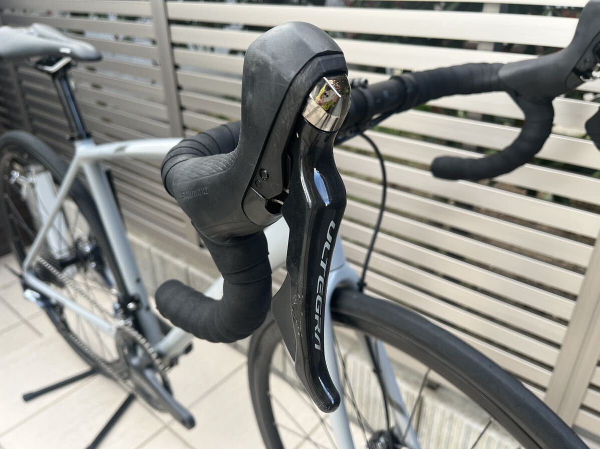 アルテグラ換装EMONDA ALR5 2019 TREK ULTEGRA 54サイズ FC-08済 センサー付属 中古 ロードバイク 油圧ディスクブレーキ 軽量アルミロードの画像6