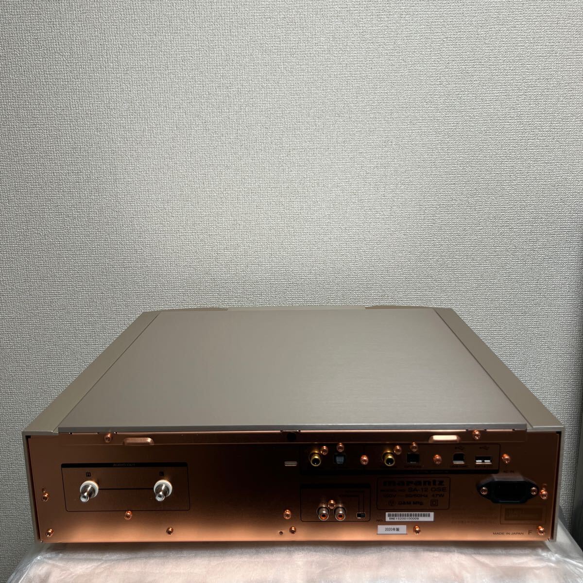 美品 展示品 マランツ Marantz SA12OSE/FN スーパーオーディオCD / CDプレーヤー ゴールド [ハイレゾ対応 /スーパーオーディオCD対応]の画像6