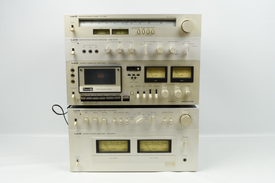 【TO】Lo-D ローディ HMC-6500 HMA-6500 HCA-6500 D-650MkⅡ FT-380 システムコンポ オーディオセット 通電確認済み 現状品 中古 HITACHI の画像1