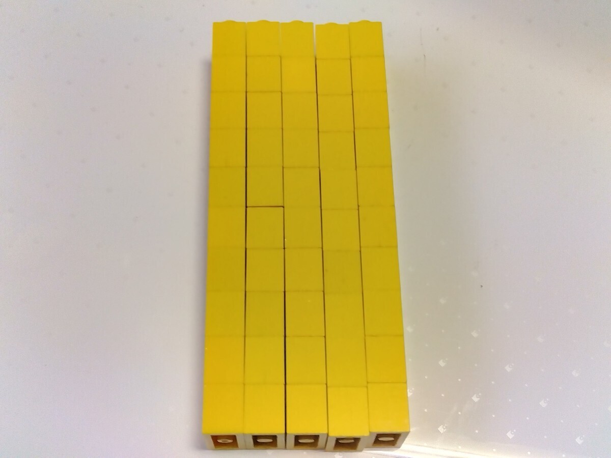 LEGO レゴ 基本ブロック　黄色　イエロー　1×2　50個セット_画像4