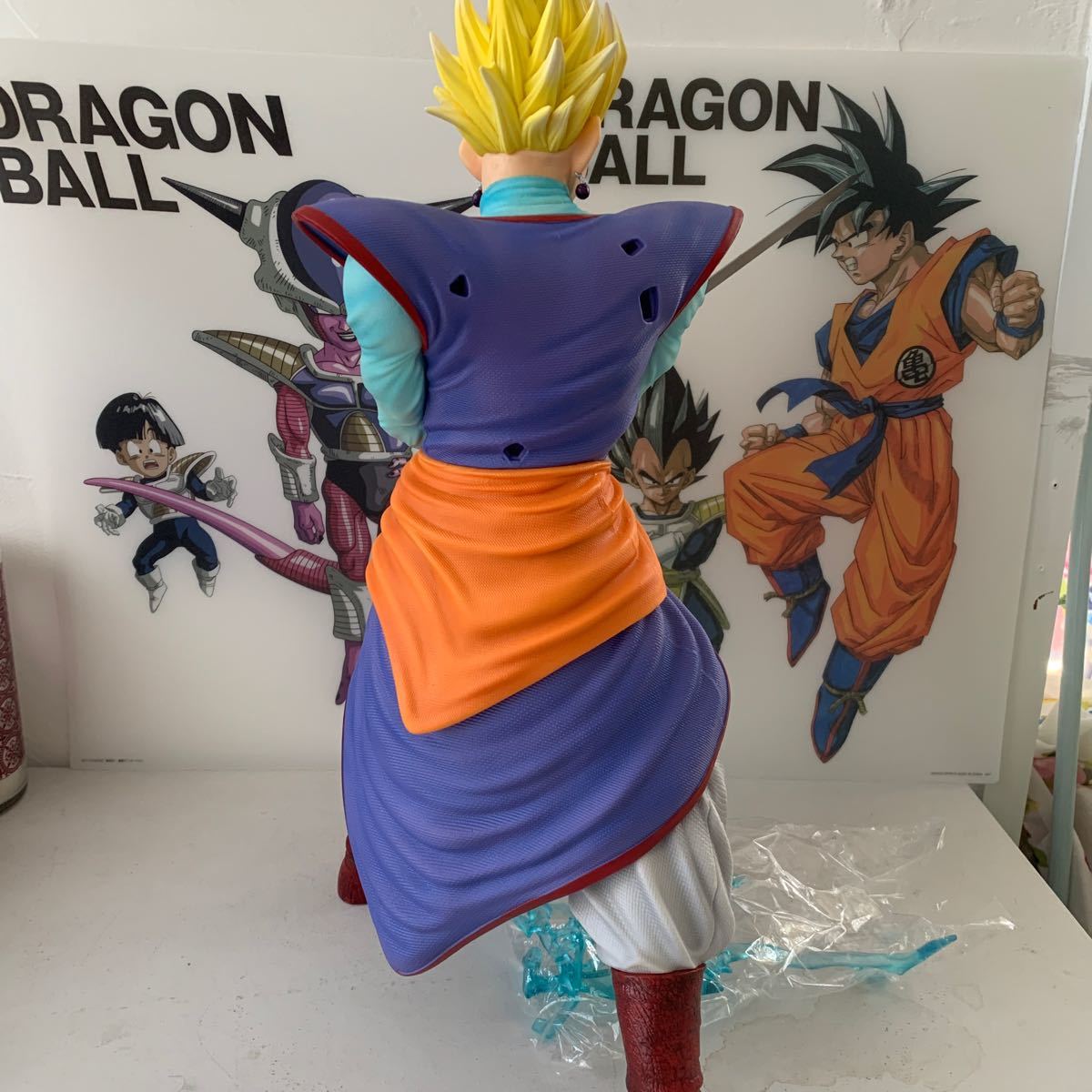 フィギュアリペイント ドラゴンボール 孫悟飯 ドラゴンボール 界王神 孫悟飯 42cm 超大型フィギュア 検