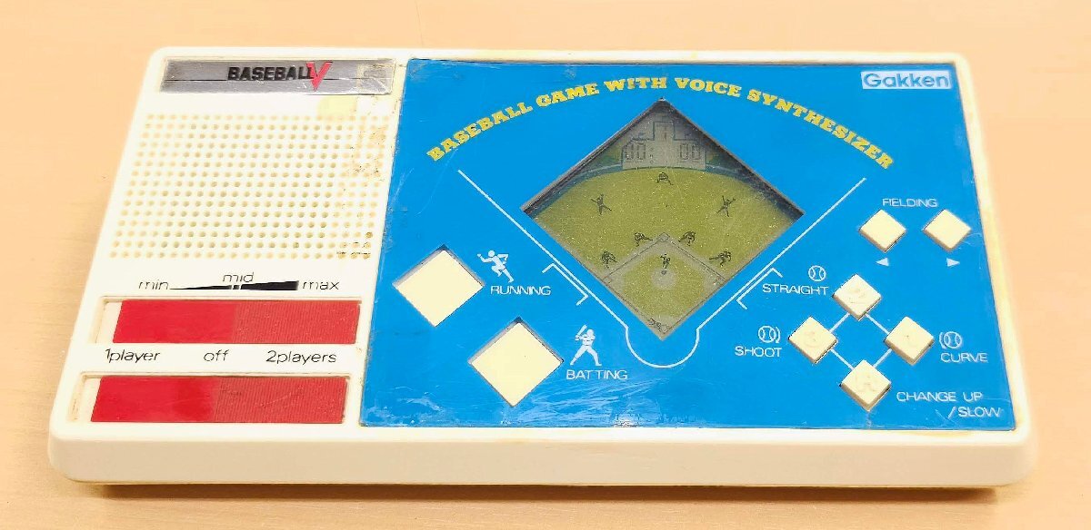  postage 520 jpy LSI game Baseball V Gakken Game & Watch LCD mobile game Gakken BASEBALL V retro baseball present condition goods 