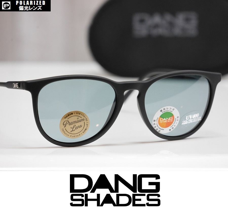 【新品】DANG SHADES FENTON サングラス プレミアム 偏光レンズ Black Soft / Navy Blue Polarized Premium 正規品 vidg00430-fnb_画像1