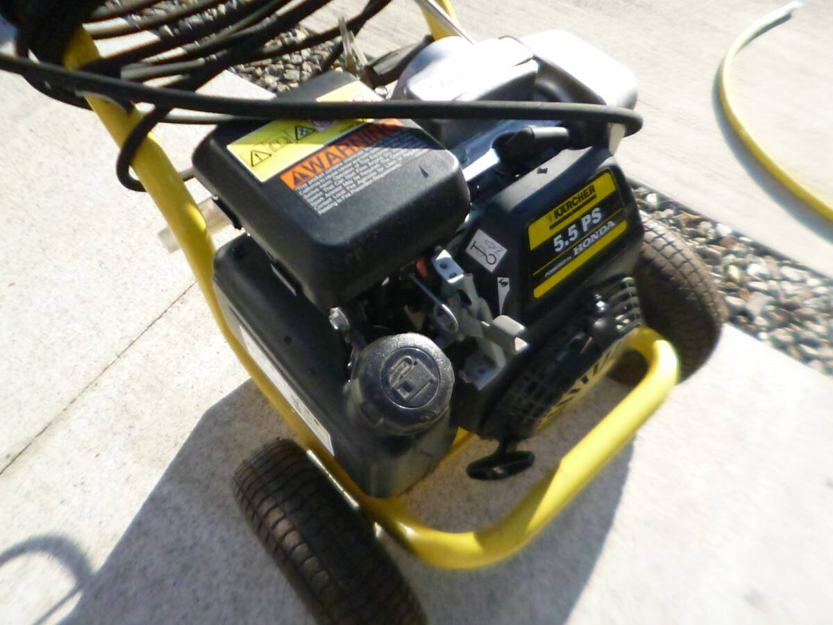 ■引取限定・豊田市■ケルヒャー KARCHER HD5/14B HONDA 5.5馬力エンジン 作動未確認 修理オーバーホール必要 スチーム洗浄機■ _エンジン始動未確認です