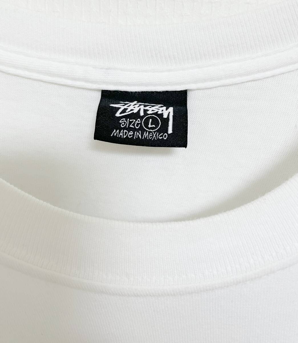 送料230円〜 Stussy ステューシー 2022ss 両面プリント　Tシャツ　size L _画像4