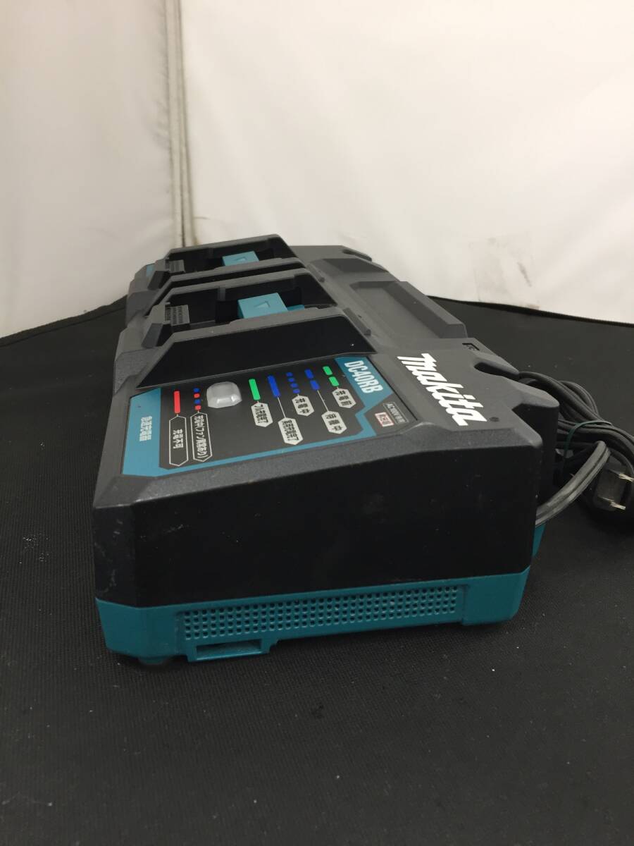 【中古品】マキタ 40Vmaxバッテリ用 急速充電器 2口タイプ DC40RB　　/IT9UGWMS2PRS_画像4