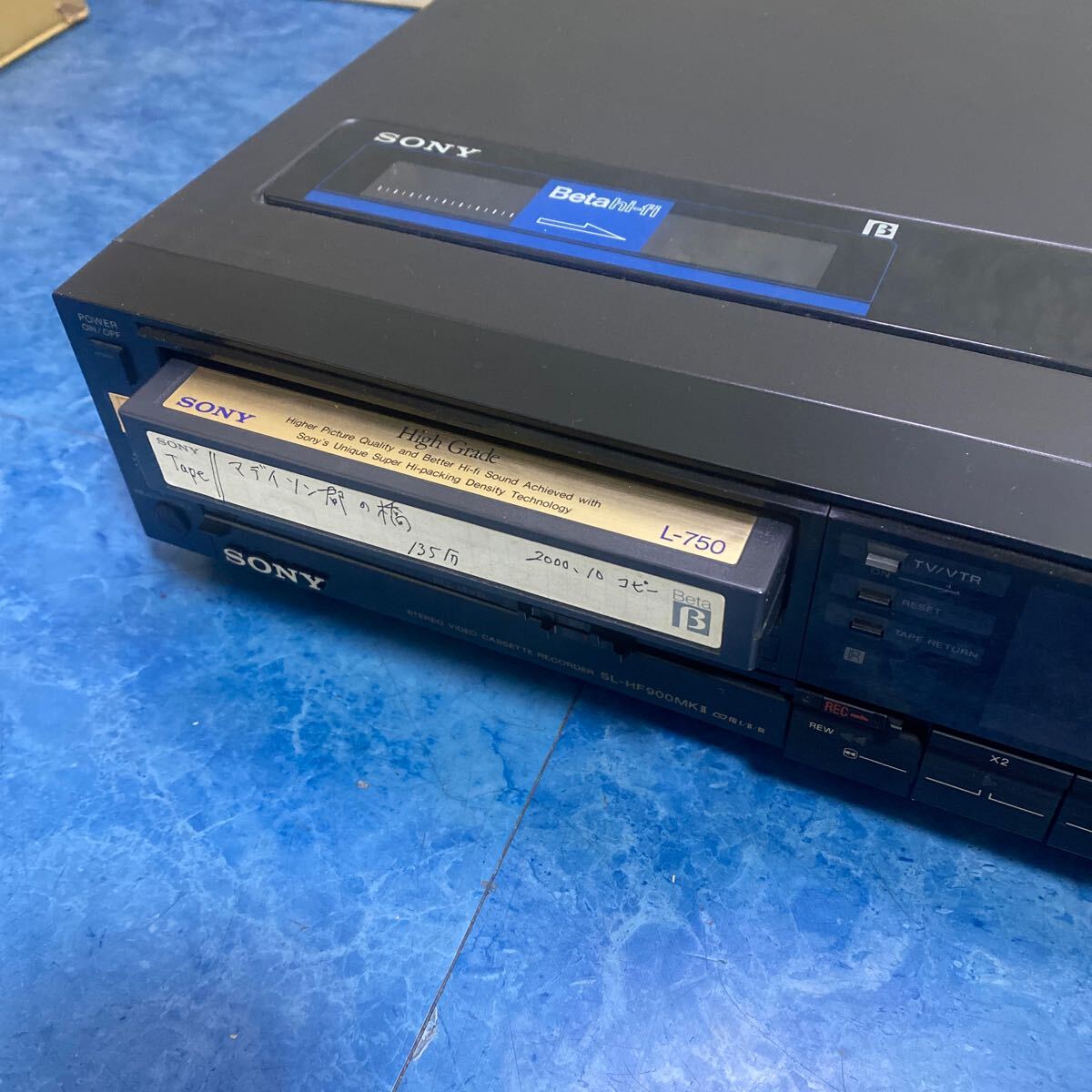 ３ろ１１◆ジャンク！SONY ベータデッキ SL-HF900MK2 ソニーの画像5