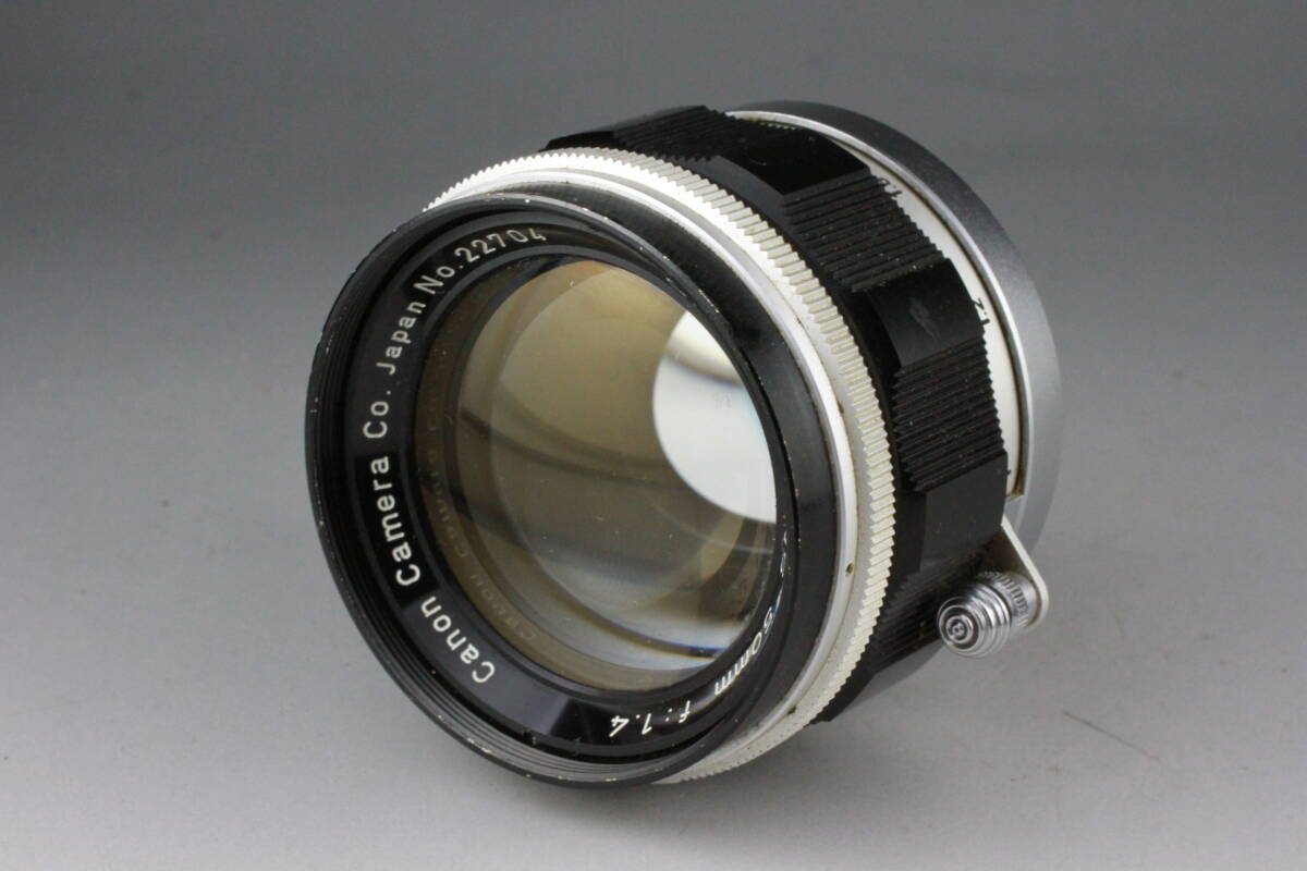 実写テスト済み Canon 50mm f1.4 ライカマウント 純正キャップ フィルター付き キヤノン 単焦点 LTM Leica Lマウント L39 M39 #4_画像4