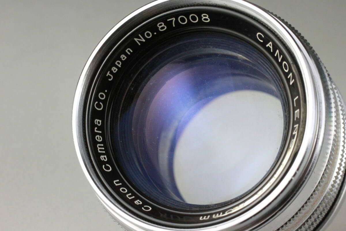 実写テスト済み Canon 50mm f1.8 ライカマウント キヤノン 単焦点 LTM Leica Lマウント L39 M39 キャノン Serenar #235_画像2