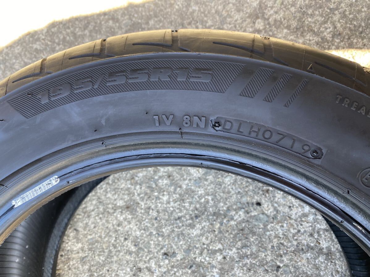 Bridgestone POTENZA 1本195/55/15送料込2019 年室内保管_画像6