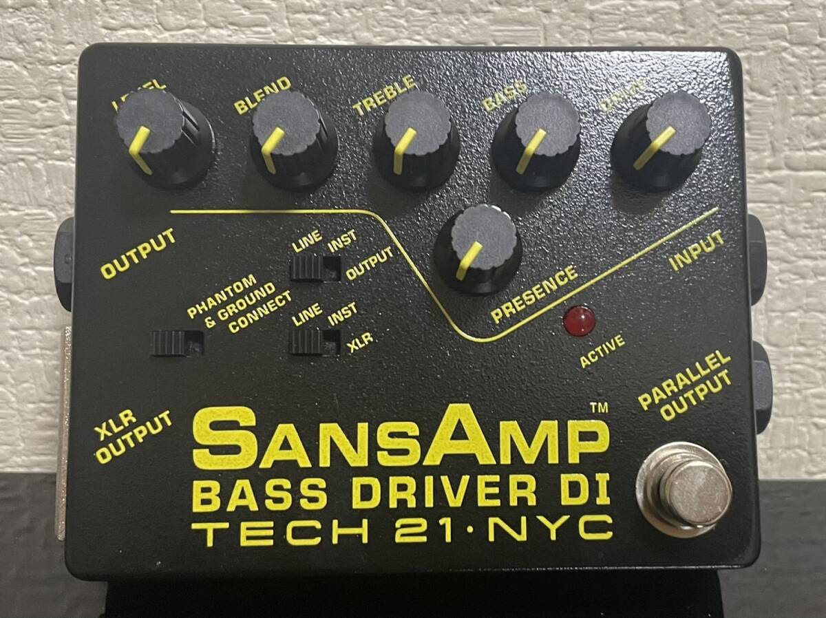 【初期型】TECH 21 SANSAMP BASS DRIVER DI