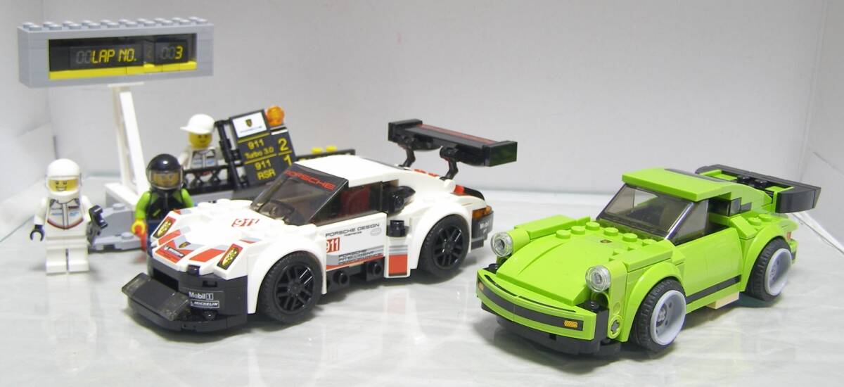 LEGO 75888 75890 75891 シボレー カマロ ZL1 フェラーリ F40 SPEED ポルシェ 911 RSR 911 ターボ ジャンク スピード チャンピオン_画像2