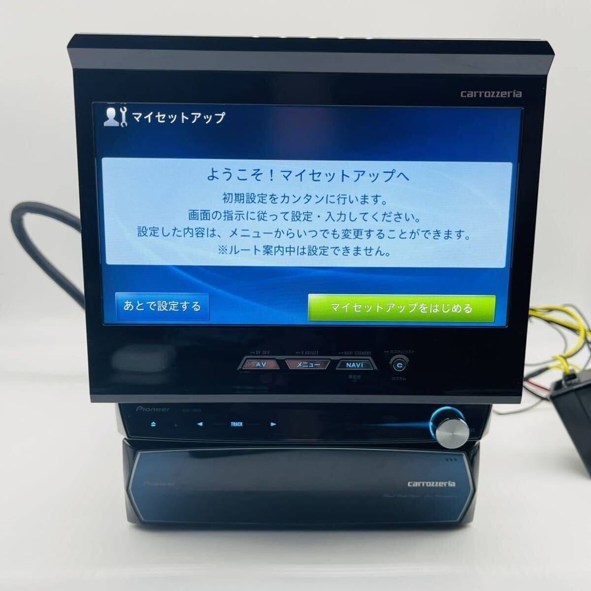 超希少！【最新2022地図版】カロッツェリアAVIC-VH09cs オービス最新版！新品付属品付き！Bluetooth フルセグ　ZH09 ZH99_画像3