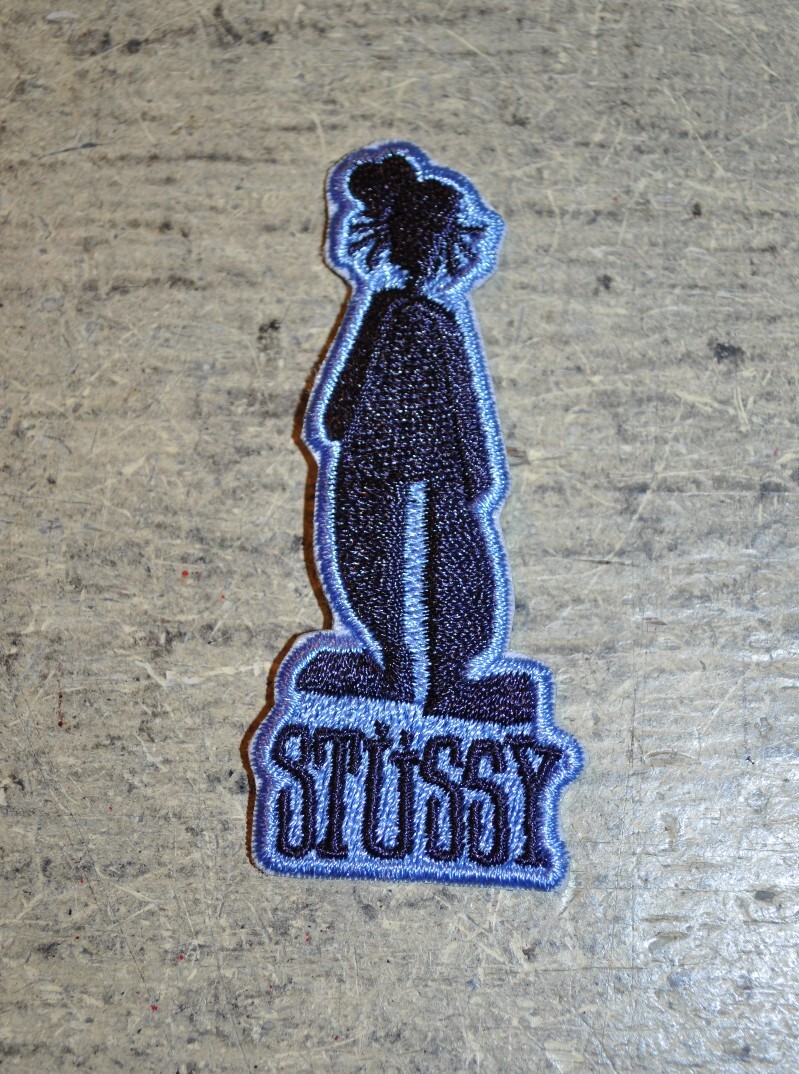 送料無料 プチデッドストック 00年代 STUSSY ステューシー ワッペン ２枚セット _画像3