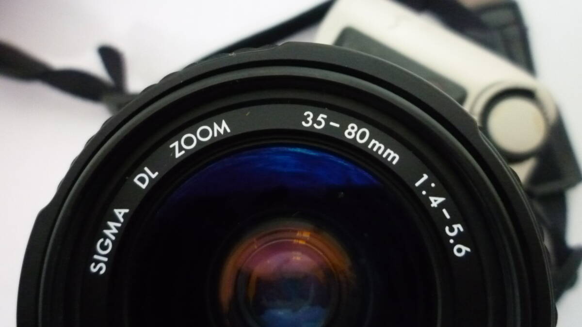 60226-7　ジャンク　Canon　EOS　IXE　キャノン　+　SIGMA　DL　ZOOM　35-80mm　1:4-5.6　Φ52　シグマ_画像4