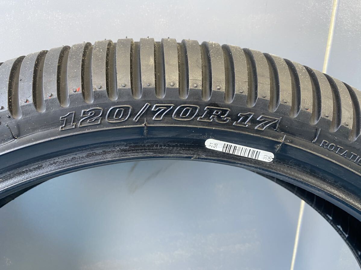 未使用！！　ダンロップ　ST1000　レインタイヤ　前後セット　120/70R17 190/60R17_画像6