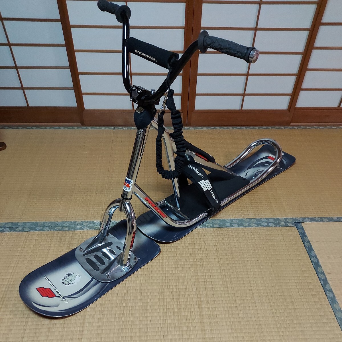 SNOWSCOOT スノースクート　キャリーバック付き　手渡しOK_画像1