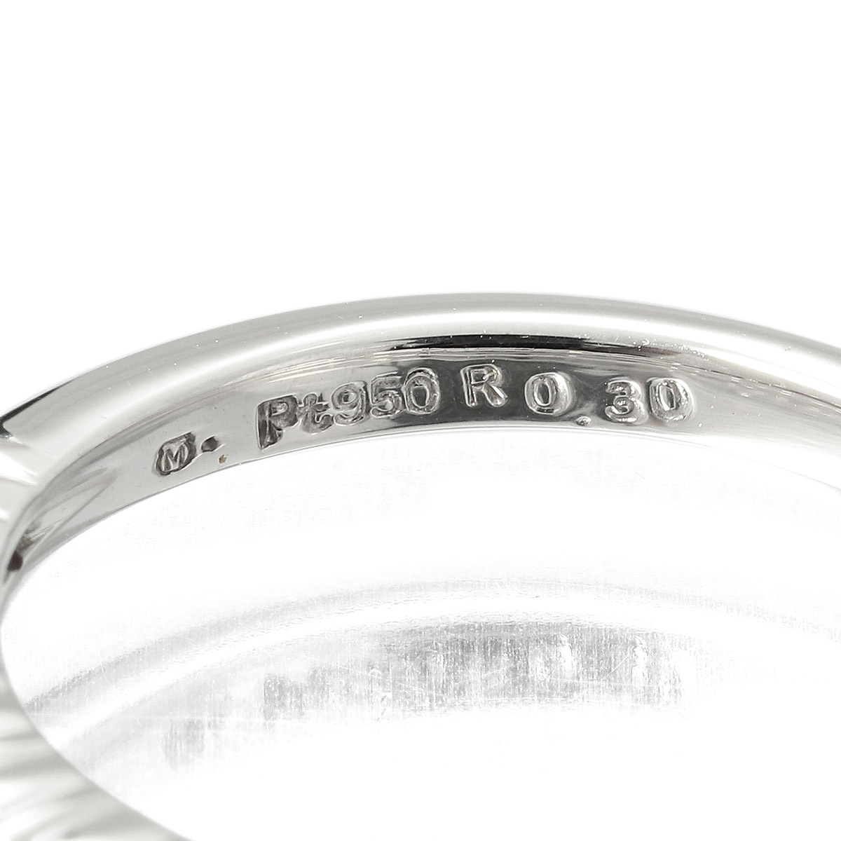 ミキモト デザインリング 指輪 ルビー 0.3ct ダイヤモンド Pt950 9号 MIKIMOTO 中古 プレラブド 返品OK_画像3