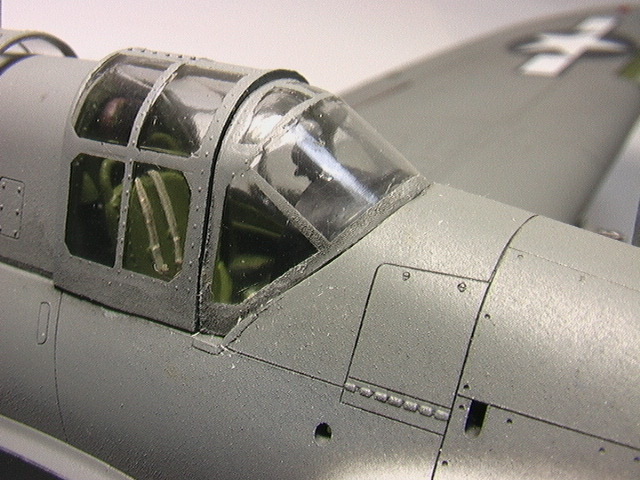 アキュレイト1/48 SB2C-4 ヘルダイバー の完成品_画像7