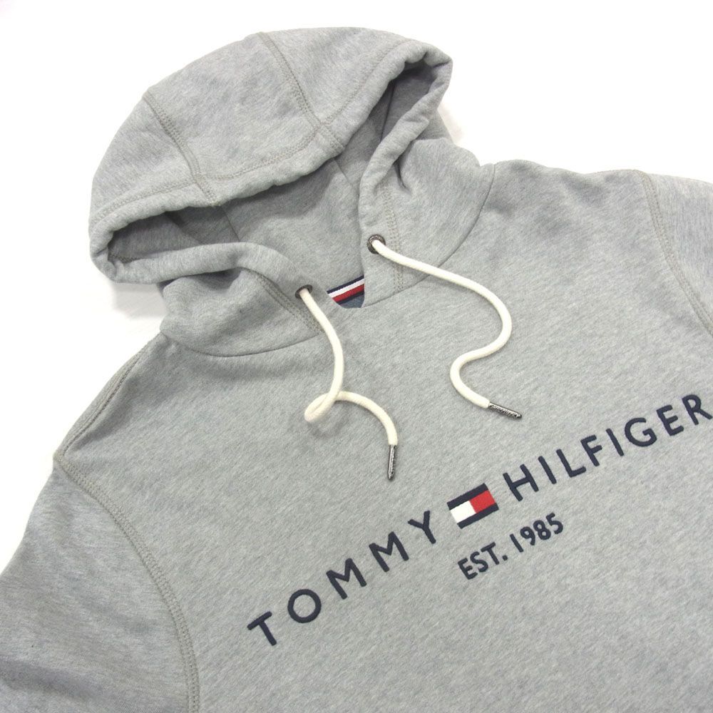 美品 定価1万7000円●TOMMY HILFIGER トミーヒルフィガー パーカー フーディー スウェット プルオーバー メンズ Mサイズ 1円スタート_画像6