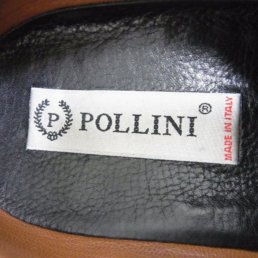  обычная цена 7 десять тысяч иен *POLLINI поли -ni кожа обувь бизнес платье гонки выше кожа обувь оскфорд мужской 40 телячья кожа темно синий 1 иен старт 