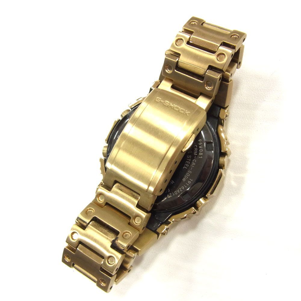 美品 定価8万円以上●Gショック フルメタル 腕時計 電波 タフソーラー CASIO G-SHOCK GMW-B5000GD-9JF ゴールド メンズ 高級 1円スタートの画像8