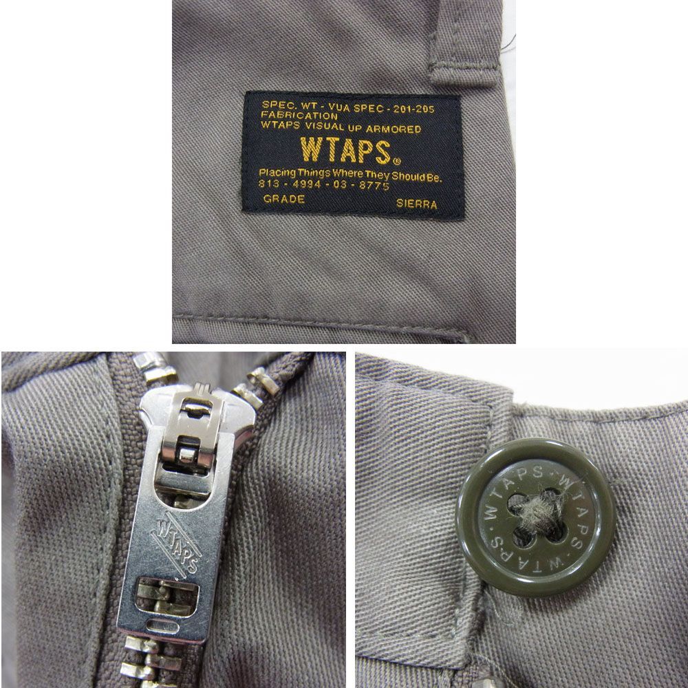 ●WTAPS ダブルタップス ミリタリー チノパン パンツ 161LTDT PTM05 KHAKI TIGHT メンズ Sサイズ 日本製 正規品_画像8