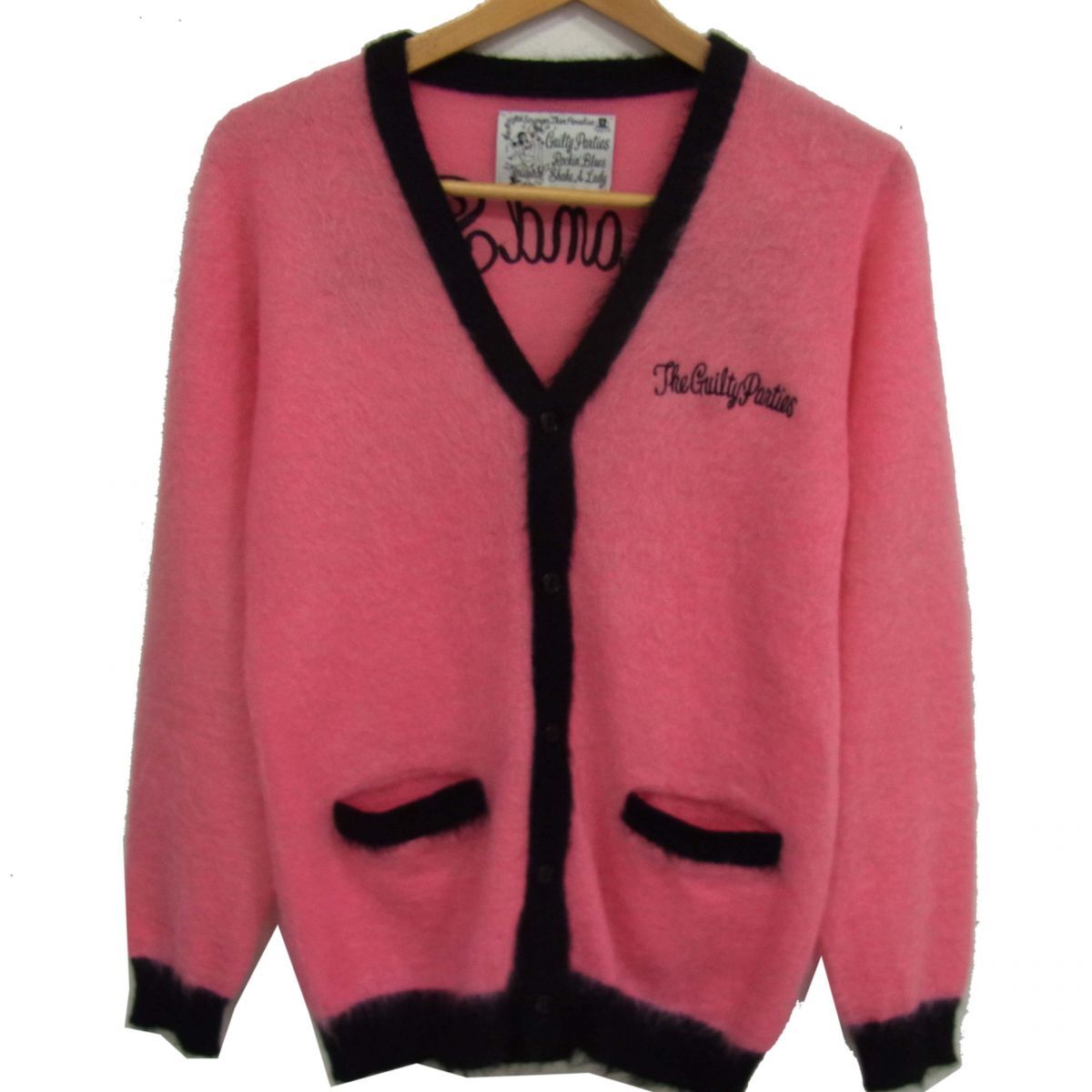 美品 希少 完売☆WACKO MARIA ワコマリア モヘアニット カーディガン 10AW 2TONE KNIT MOHAIR CARDIGAN_画像1