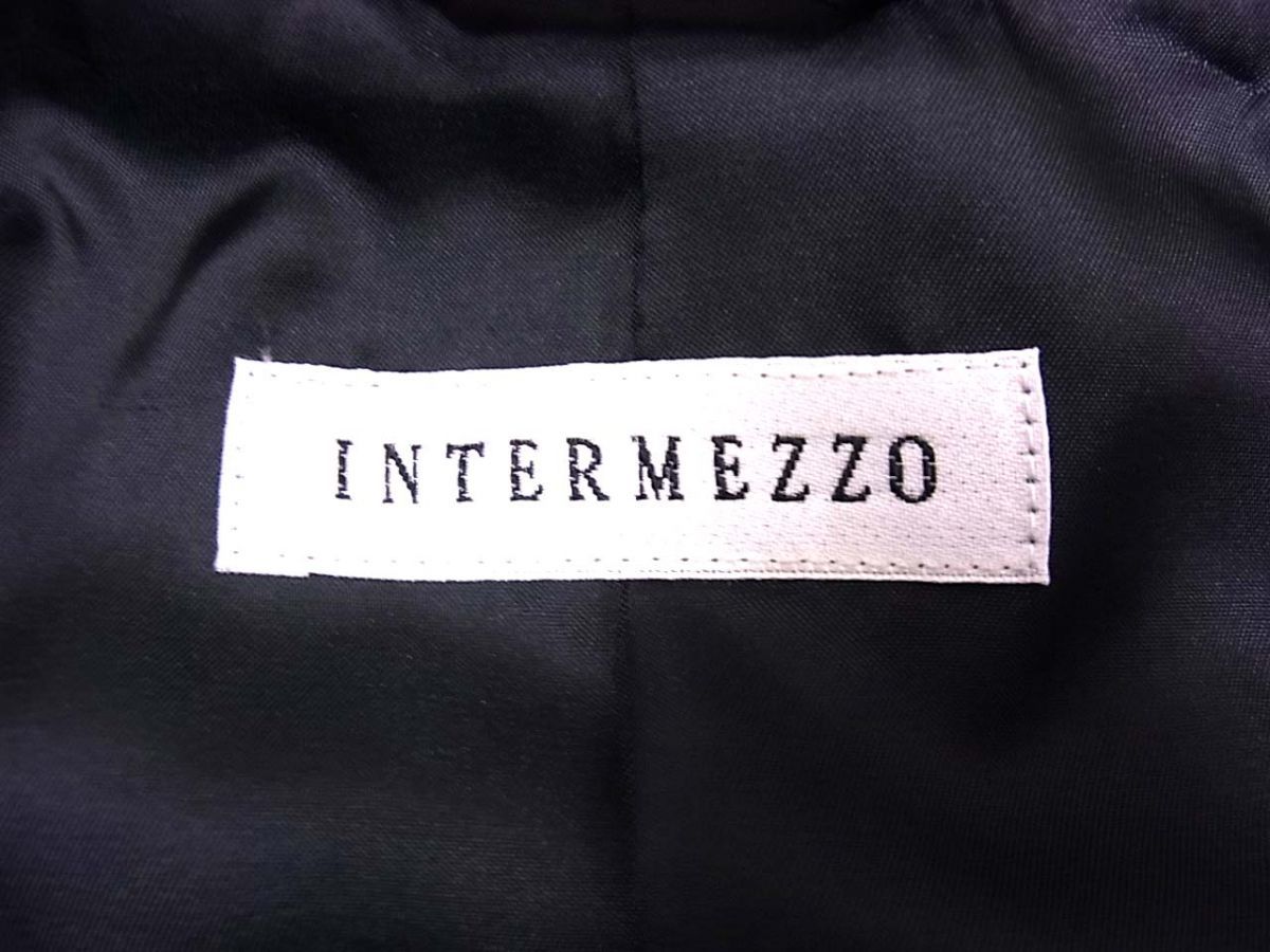 美品◆INTERMEZZO インターメッツォ ジャケット 麻混素材 日本製 メンズ 春物 1円スタート_画像5