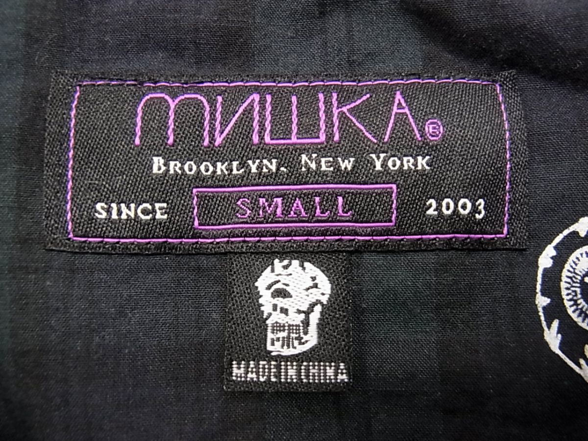 春物◇MISHKA ミシカ 長袖シャツ チェック柄 目玉 プリント アメカジ人気 メンズ 人気モデル_画像5