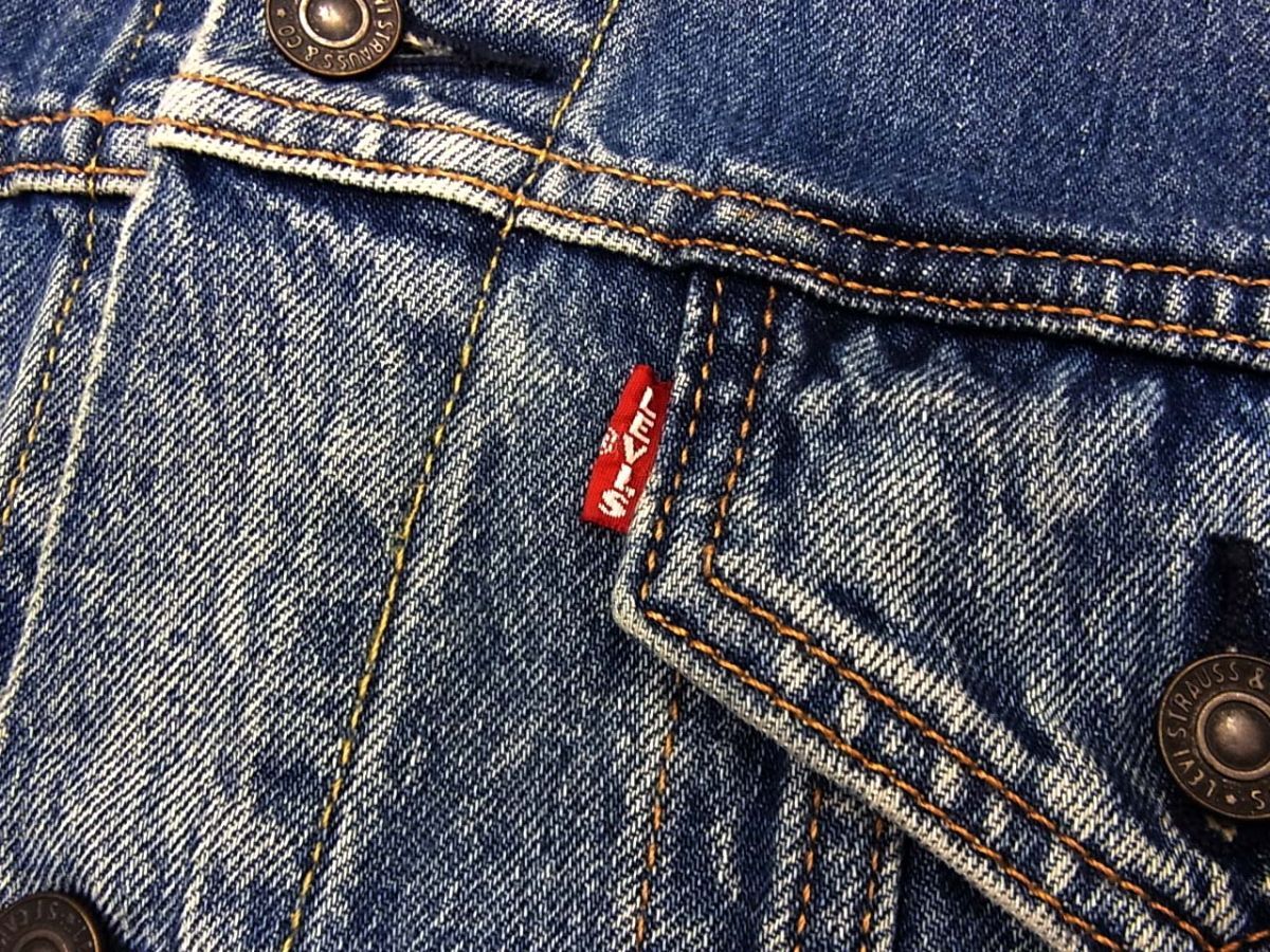 美品◆LEVI’S リーバイス ジージャン THE VIRGIL TRUCKER JACKET デニムジャケット USED加工 メンズ 1円スタート_画像4