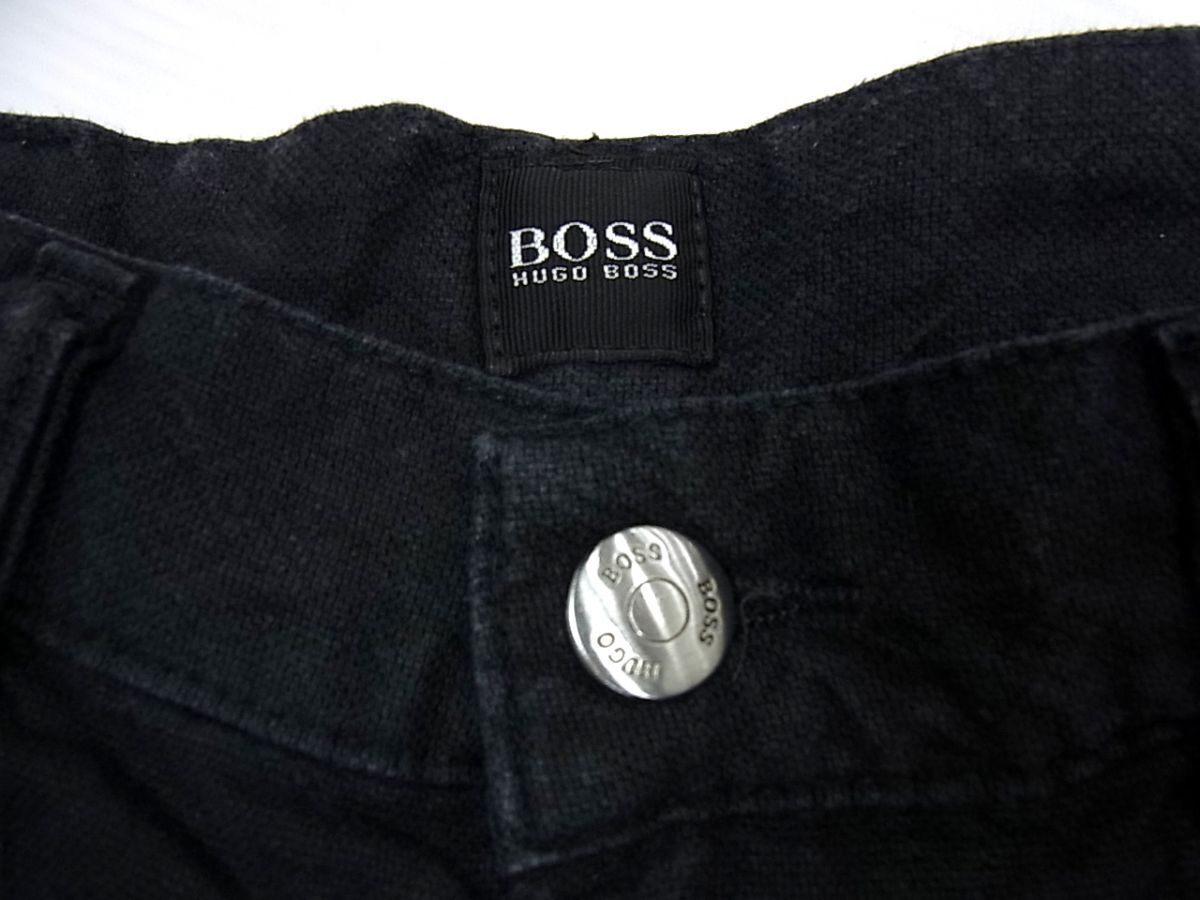 ■HUGO BOSS チノトラウザー コットンリネンパンツ イタリア製 春夏物 ヒューゴボス 1円スタート_画像5