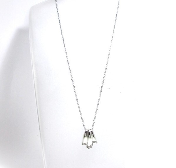  beautiful goods *PIAGET Piaget necklace diamond K18WG white gold jewelry *