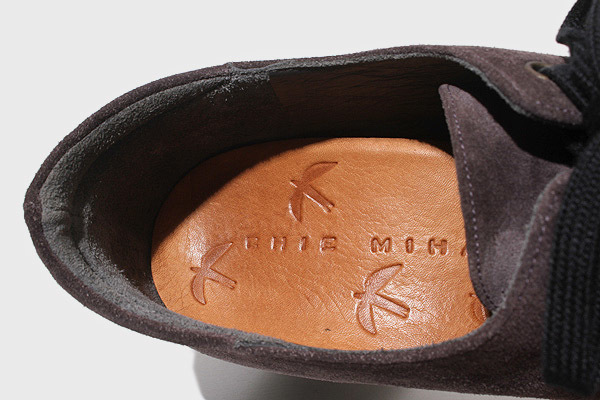  as good as new *CHIE MIHARAchiemi is la shoes shoes original leather black × charcoal 36.5 size 23.5~24cm*
