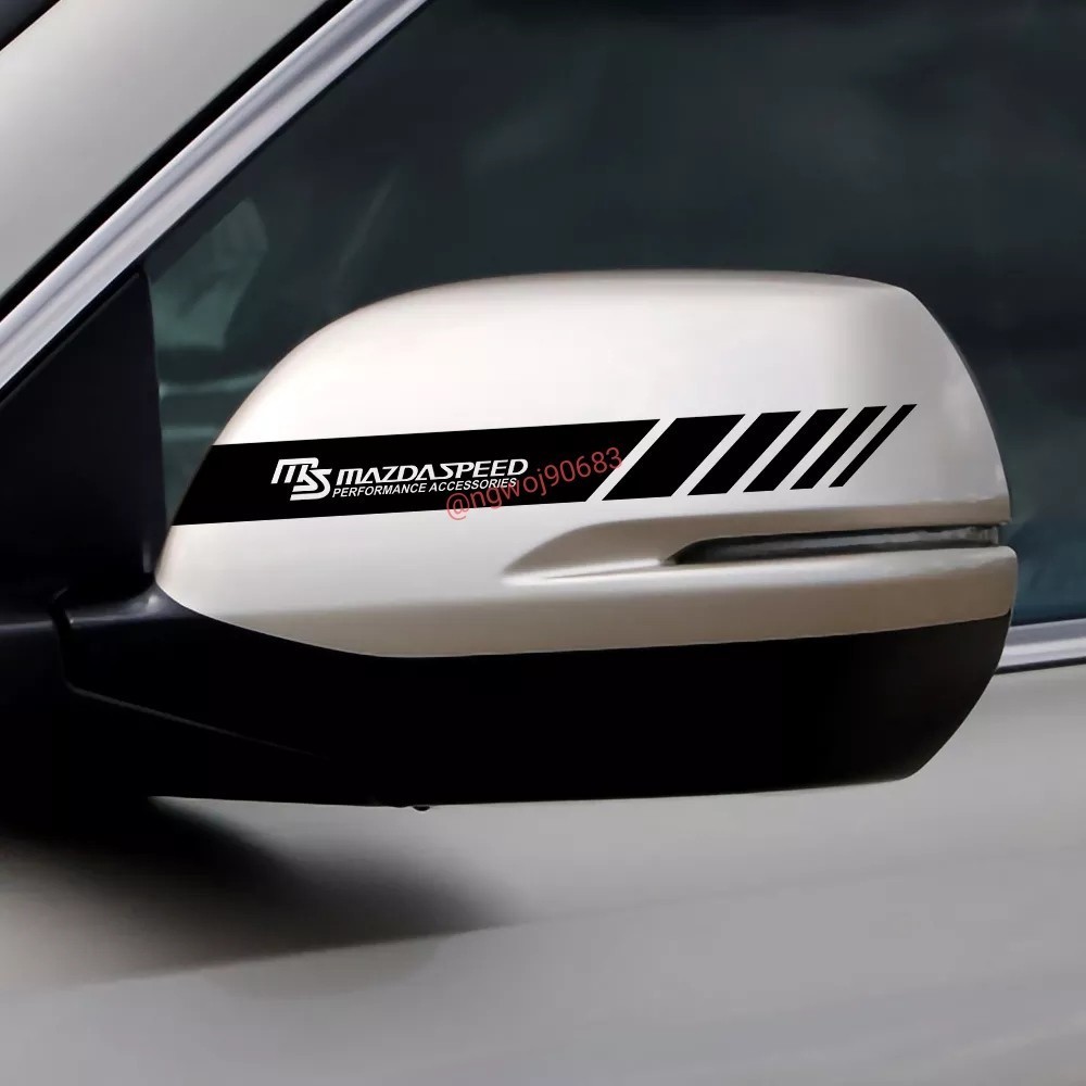  Mazda Speed боковой зеркало на двери стикер [ черный ]CX-3/5/7/8 Demio Atenza Axela s Roadster RX-378 MAZDA3 Premacy 