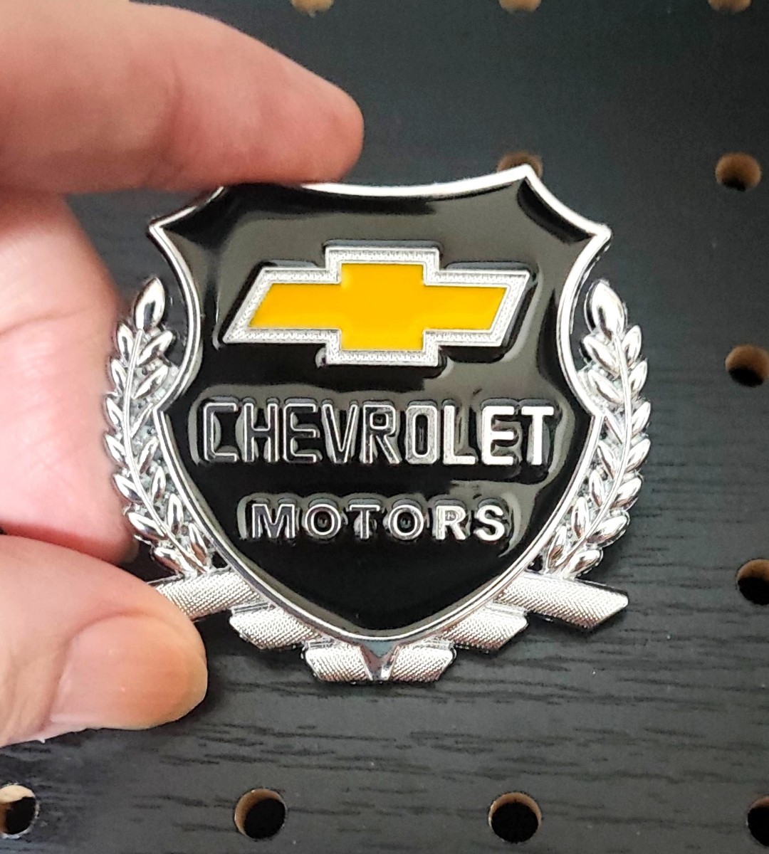  Chevrolet metal эмблема серебряный 1P# Corvette Camaro Impala Suburban Astro Tahoe Express Avalanche Optra 