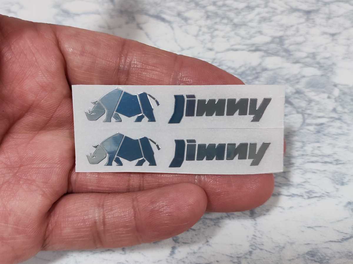 Jimny plating style sticker ( large )2 pieces set #SUZUKI Jimny JB23 JB33 JB43 JB64 JB74 JA11 JA12 JA22 SJ30 Sierra # in car small articles smartphone and so on 