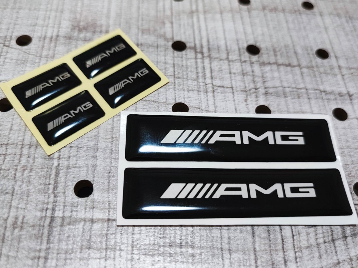 【AMG】3Dミニステッカー 6枚セット■メルセデスベンツ ABCGEVSLクラス LC GLE CLA SL w124 w205 w211 w212 w213 w222 w246_画像6