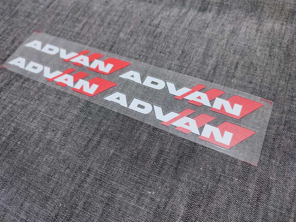 YOKOHAMA[ADVAN] стикер [ белый ]4pcs# Advan Toyota Nissan HONDA MAZDA Subaru SUZUKI Daihatsu YAMAHA спица колесо и т.д. 