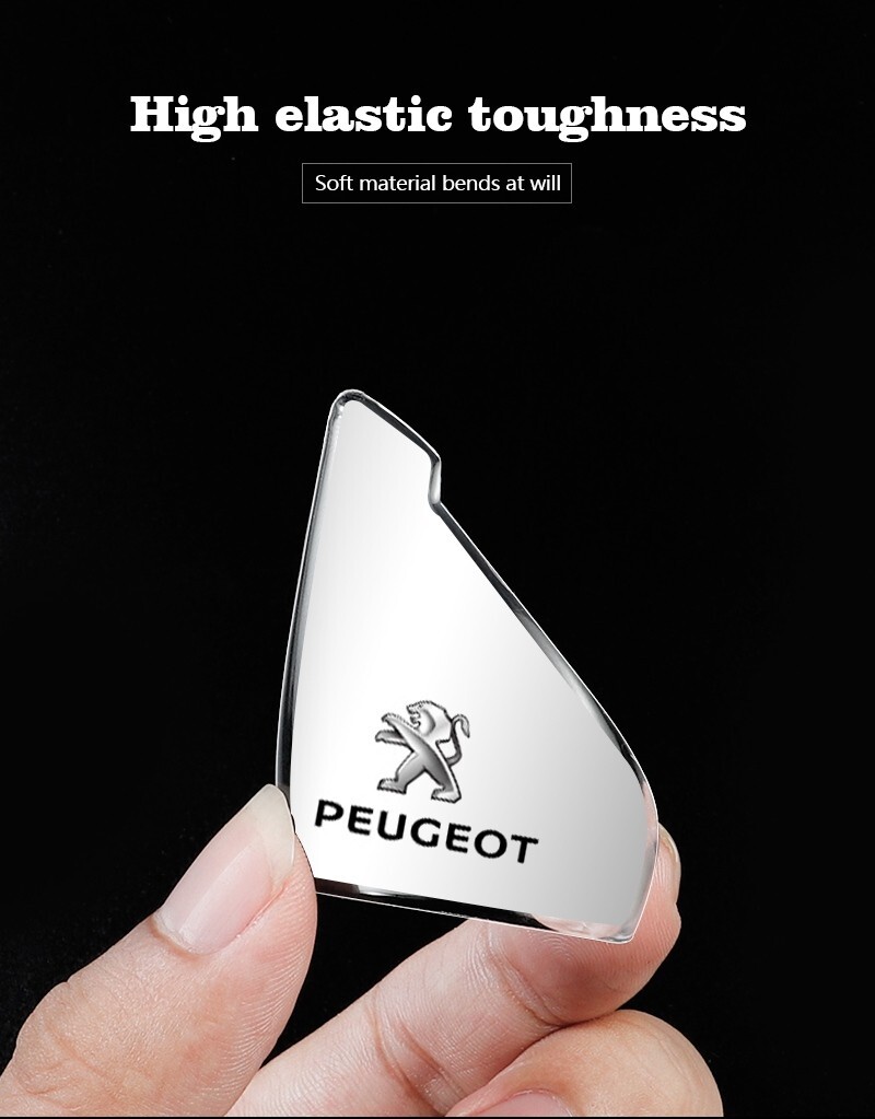 Peugeot scratch prevention door edge guard skeleton 2P#205 206 207 208 306 307 308 406 407 508 2008 3008 RCZ RIFTER custom sticker 
