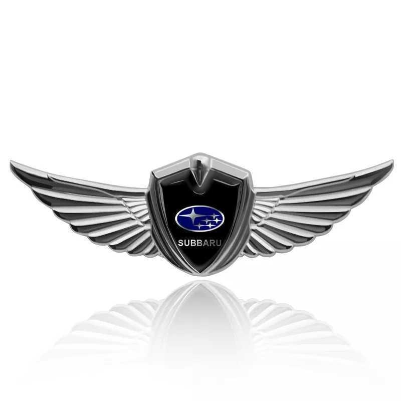  Subaru Wing эмблема [ серебряный ] Forester Legacy B4 Outback Impreza BRZ WRX S4 Levorg Exiga Stella 