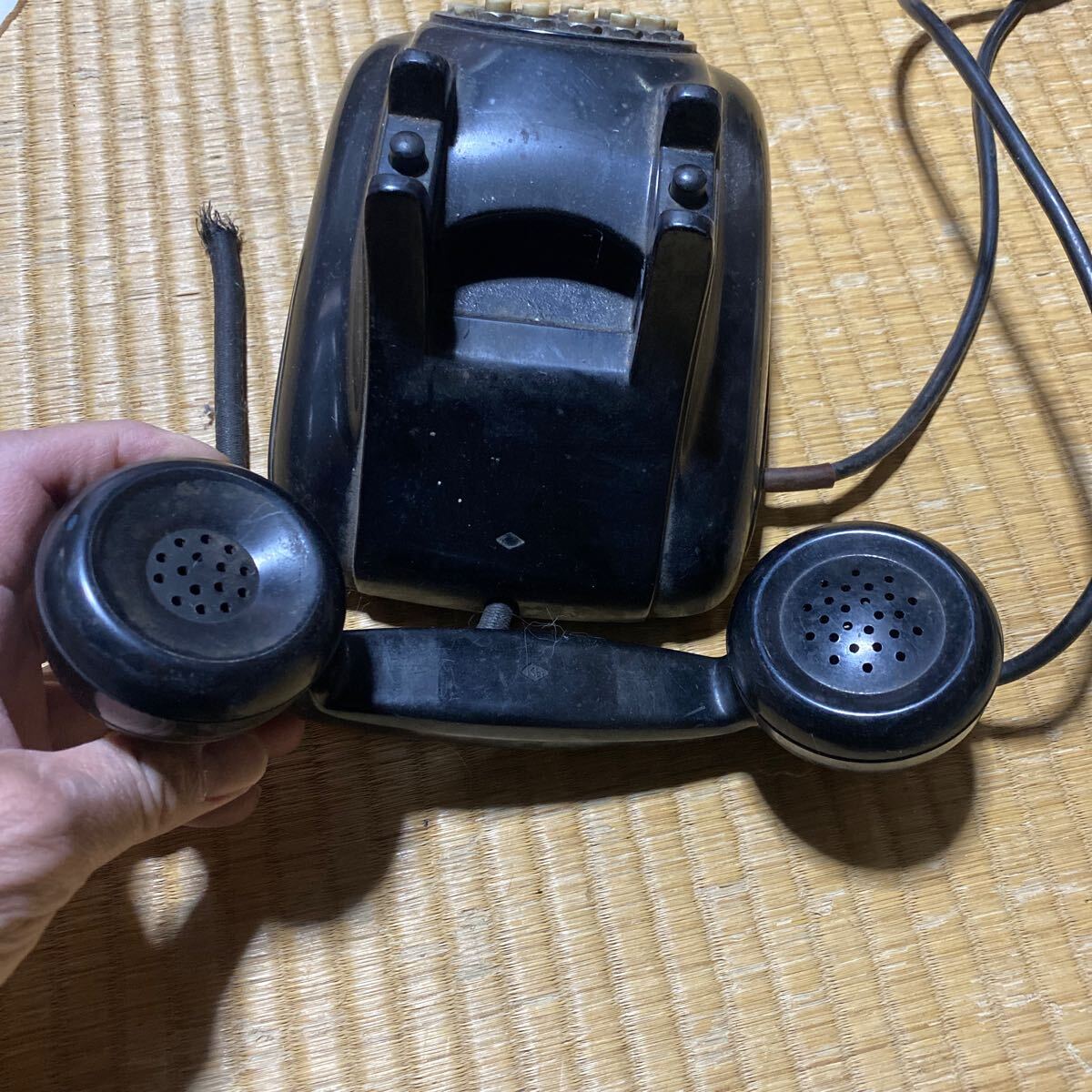 昭和レトロ 黒電話 インテリア の画像4
