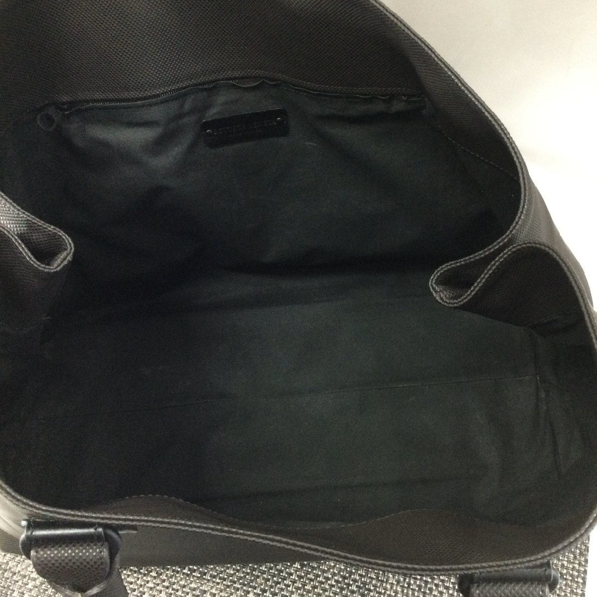 【中古現状品/インボイス登録店/TO】BOTTEGA VENETA ボッテガヴェネタ トートバッグ PVC ダークブラウン系 手提げ バッグ　MZ0304/014_画像7