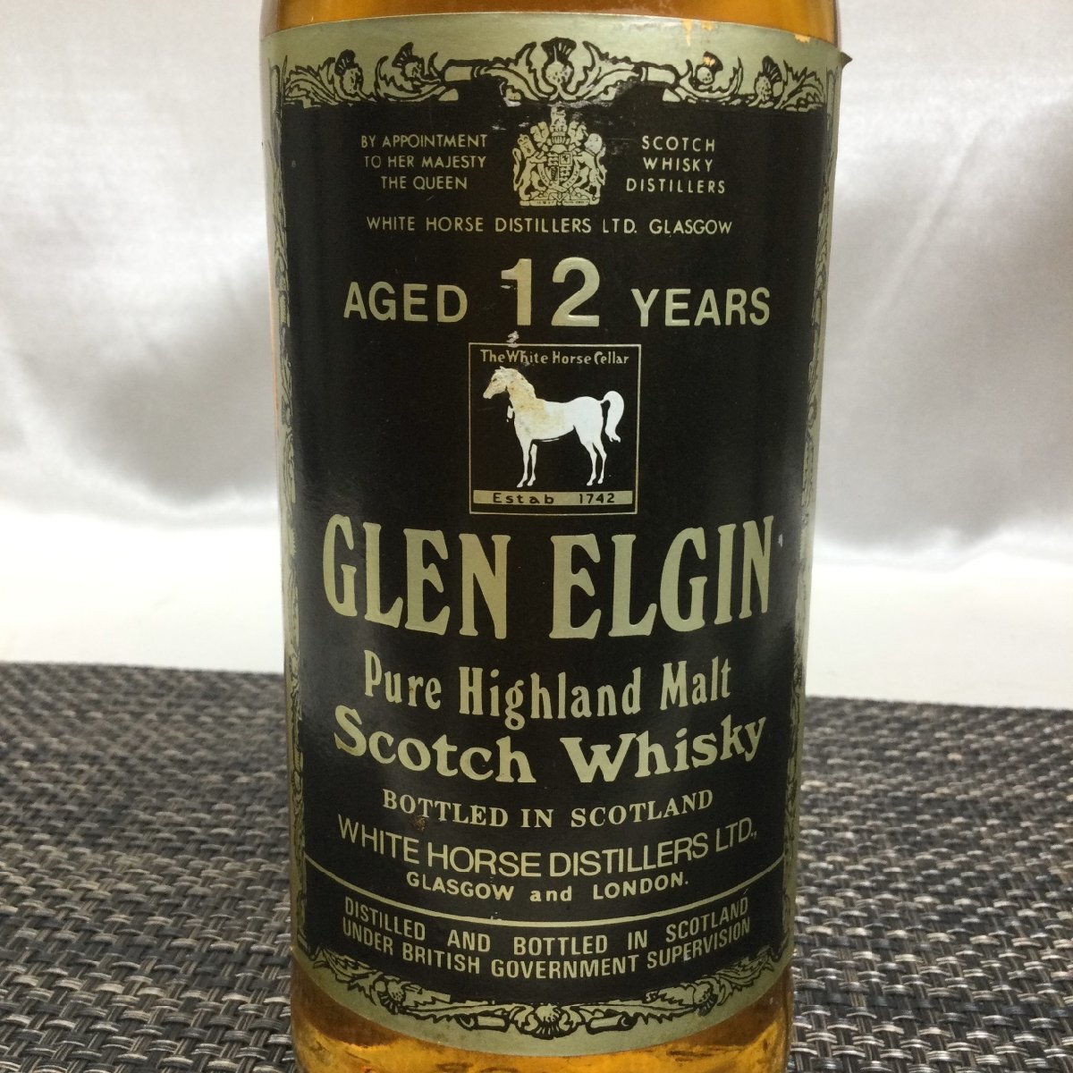 【お酒/インボイス登録店/TO】GLEN ELGIN グレンエルギン 12年 ピュア ハイランドモルト 760ml 43% スコッチウイスキー 古酒　MZ0316/020_画像4